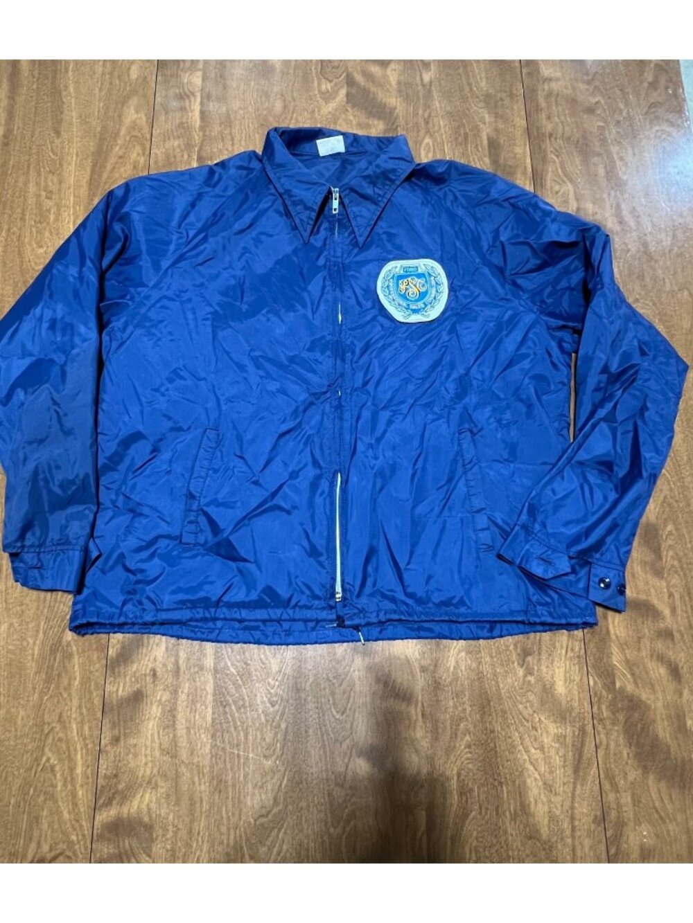 Ford Vintage Retro Nylon Zip Up Jacket Ford Professional Sales Counselors Patch